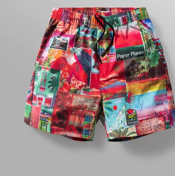 Paper planes  swim trunk nwt - Picture 2 of 4